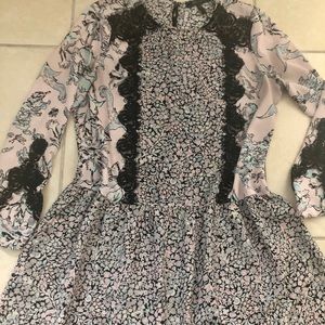 BCBG Max Azria “Bryanne” floral dress.